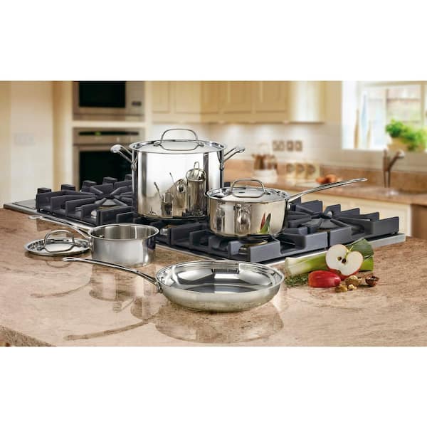 Cuisinart Chef's Classic 7 Piece Stainless Steel Cookware Set & Reviews