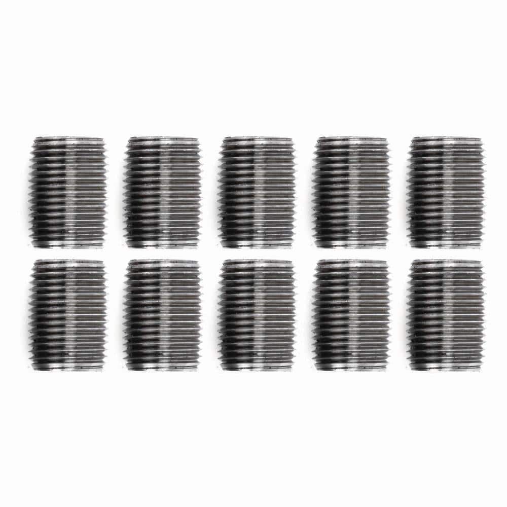 3/8 in. x Close Black Steel Nipple (10-Pack) price history on PriceWatchPro