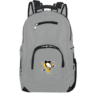 NHL Pittsburgh Penguins 19 in. Gray Laptop Backpack