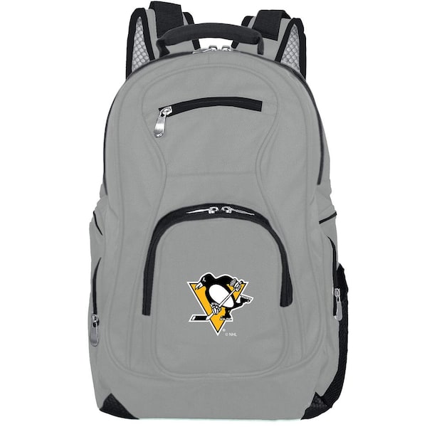 Mojo NHL Pittsburgh Penguins 19 in. Gray Laptop Backpack