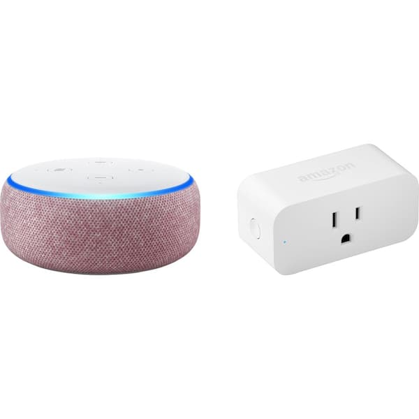 Echo Dot 3rd Gen Smart speaker with Alexa (Charcoal, Plum