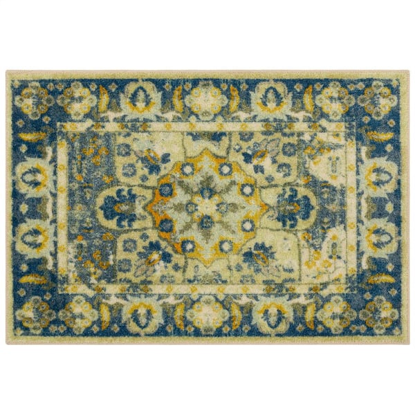 Mohawk Home Sevan Gold 2 ft. 6 in. x 4 ft. 2 in. Indoor Scatter Rug