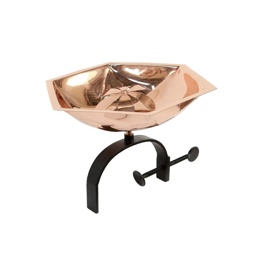 Achla Designs 14 in. W Copper Plated Designs Hexagonal Bee Fountain and ...