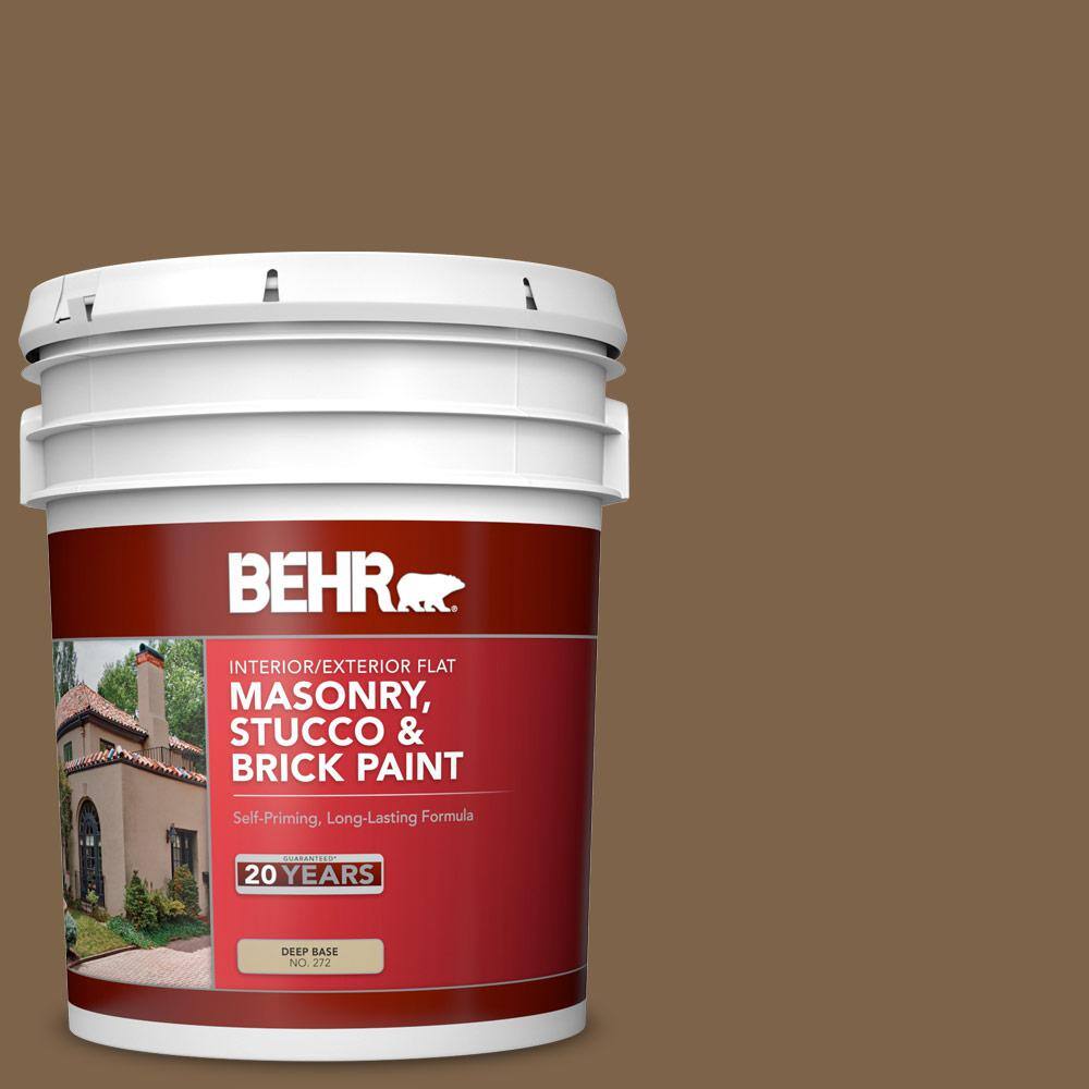 BEHR 5 gal. #PPU4-19 Arts and Crafts Flat Interior/Exterior Masonry ...