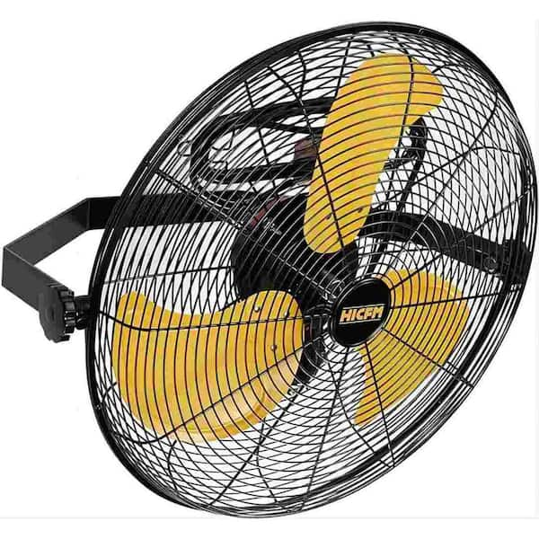 Deeshe 6300 CFM 20 in. Heavy-Duty Shroud Fan with IP44 Enclosed Powerful 1/4 Motor, High Velocity Air Circulator