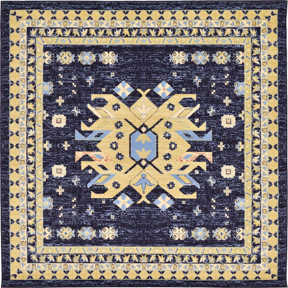 Taftan Oasis Navy Blue 8' 0 x 8' 0 Square Rug price history on PriceWatchPro