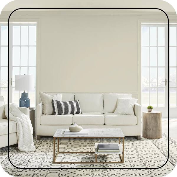 BEHR PREMIUM PLUS 1 gal. #780C-3 Ocean Pearl Flat Low Odor
