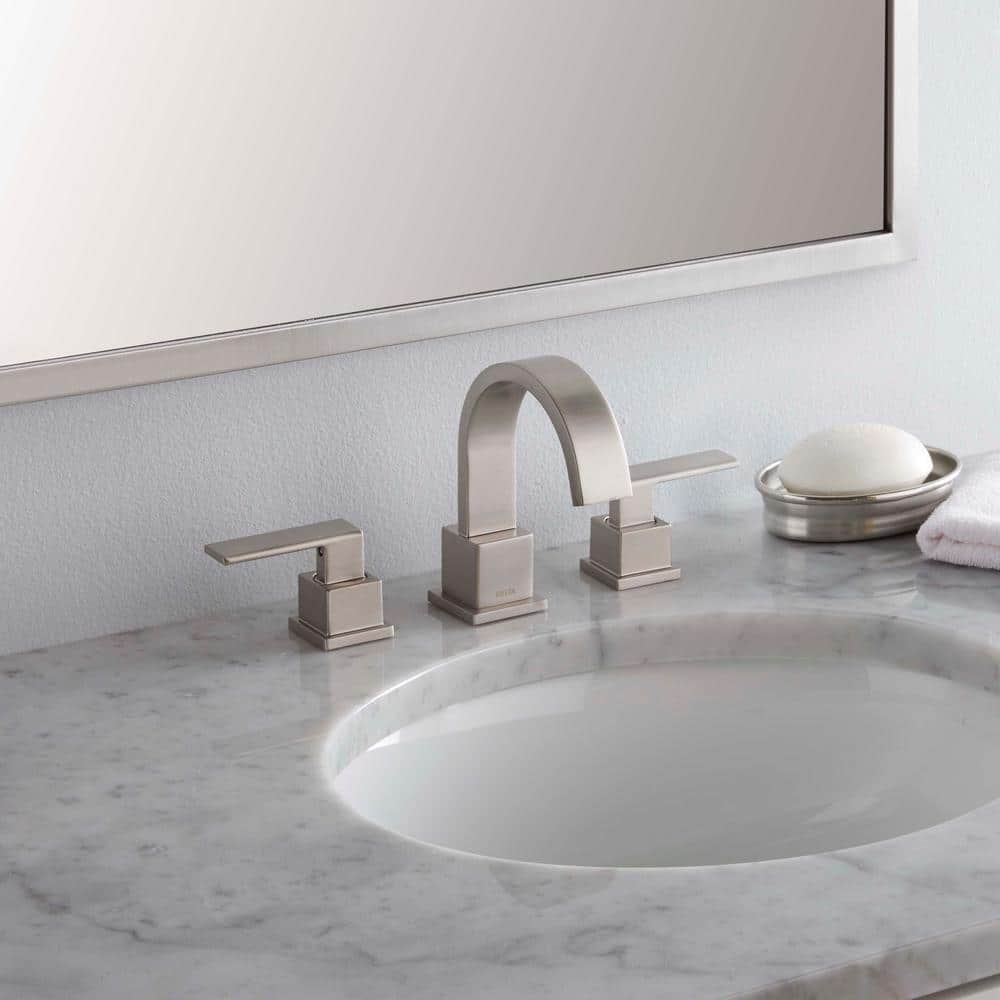 Delta Vero 6-16" Widespread Stainless Steel Bathroom Faucet