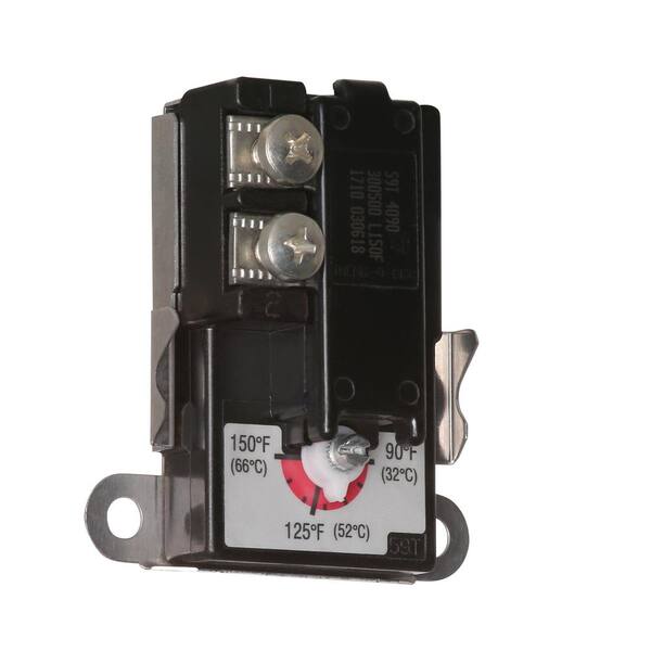 Everbilt T-O-D Single-Pole Lower Thermostat for Residential Electric Water  Heater EB11695 - The Home Depot