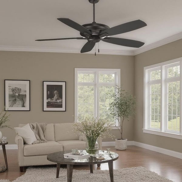 Kafe 52 in. Indoor Coal Ceiling Fan