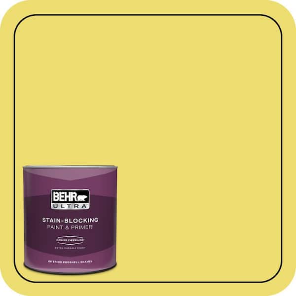 BEHR ULTRA 1 qt. #T15-15 Plastic Lime Extra Durable Eggshell Enamel Interior Paint & Primer