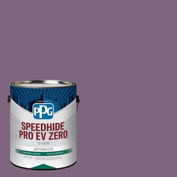 PPG SPEEDHIDE Pro-EV Zero 1 gal. PPG1177-6 Grape Jelly Semi-Gloss Interior Paint