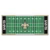 FANMATS New Orleans Saints 3 ft. x 6 ft. Football Field Rug Runner Rug 7359  - The Home Depot