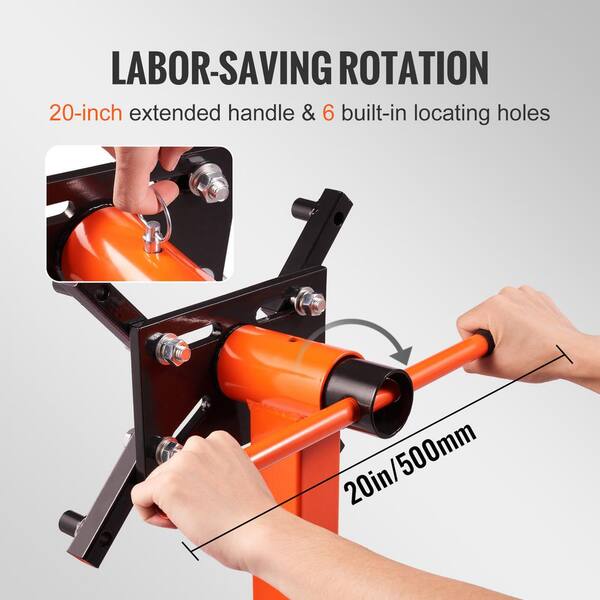 Engine Stand, 1500LBS Rotating Engine Stand With 360 Degree Adjustable Head Folding Steel Engine Block Stand 5 Caster 4 Adjustable Arms For Vehicle Maintenance P 010987661497