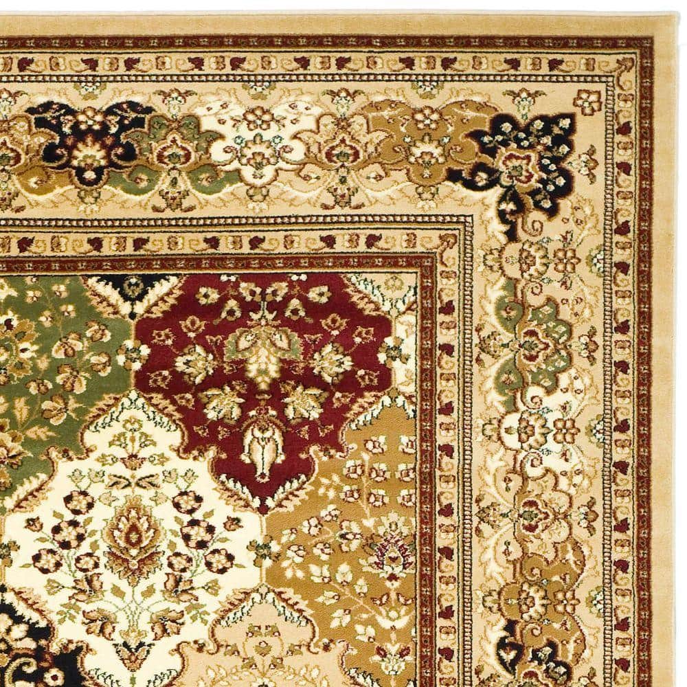 Elegant Noir Floral 6' x 9' Hand-Tufted Rectangular Area Rug