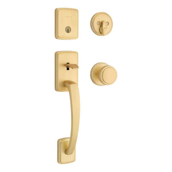 Kwikset San Clemente Single Cylinder Low Profile Door Handleset w