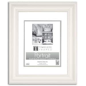 Lauren 1-Opening 16 in. x 20 in. Pure White Matted Picture Frame