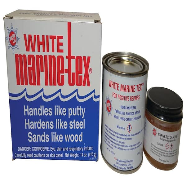 Marine-Tex Epoxy White, 14 oz. RM306K The Home Depot