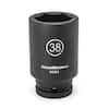 GEARWRENCH 3/4 in. Drive 6-Point Deep Impact Metric Socket 19 mm
