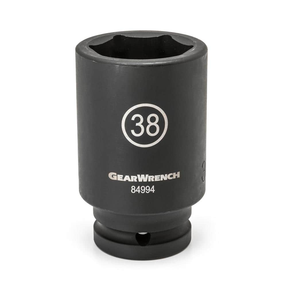 GEARWRENCH 3/4 in. Drive 6-Point Deep Impact Metric Socket 19 mm