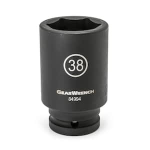 3/4 in. Drive 6-Point Deep Impact Metric Socket 23 mm