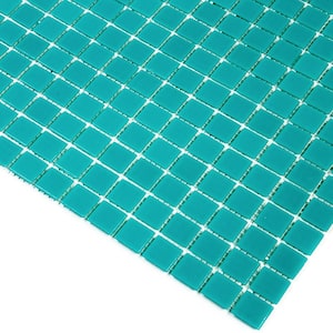Dune Glossy Ice Green 12 in. x 12 in. Glass Mosaic Wall and Floor Tile (20 sq. ft./case) (20-pack)