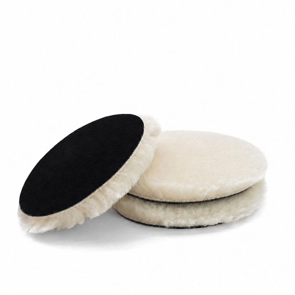 6 Inch Wool Buffing Polishing Pads with Hook and Loop for Car Polisher Compounding and Polishing 3Pcs Pack price history on PriceWatchPro