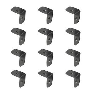 2 in. Black Galvanized Steel Traditional Rafter Clips (12-Pack)