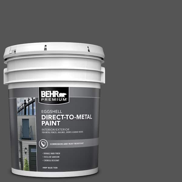 5 gal. #PPU25-01 Carbon Copy Eggshell Direct to Metal Interior/Exterior Paint