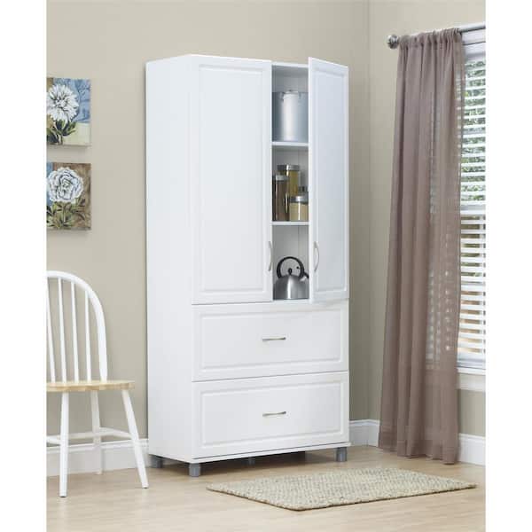 Mobile Bin Storage Cabinet with Doors - 36 3D Bins - 67H