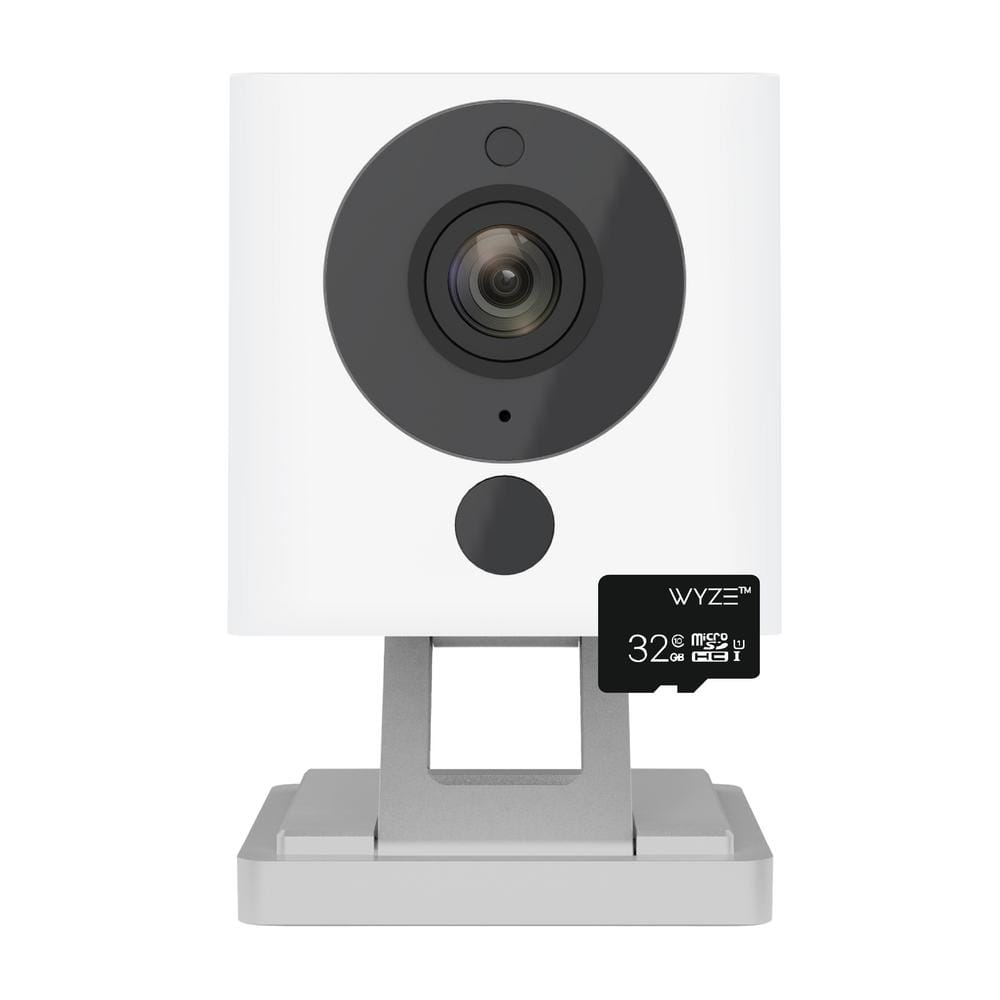 Wyze 1080p HD Wi-Fi Indoor Smart Home Camera with 32GB Card, Alexa Enabled  Free 14-Day Cloud Storage Night Vision WYZEC2MSD32 The Home Depot