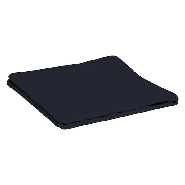 ARDEN SELECTIONS ProFoam 24 in. x 24 in. Outdoor Deep Seat Bottom Cover in Classic Navy Blue