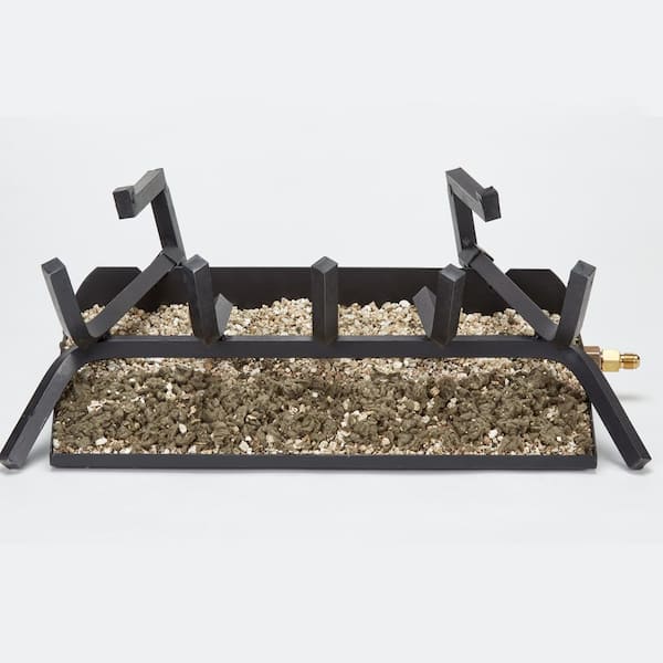 HearthSense 24 in. 55,000 BTU Match Light Colorado Split Wood Vented  Natural Gas Log Set 140322 - The Home Depot