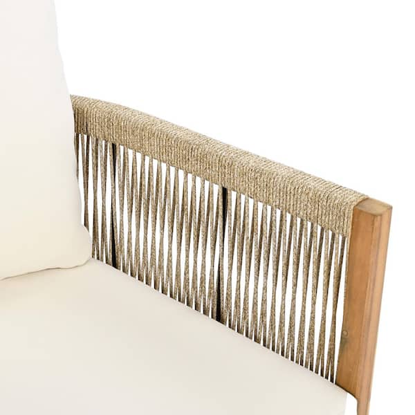 CHRISTOPHER KNIGHT HOME Rumi Outdoor Rope Weave and Solid