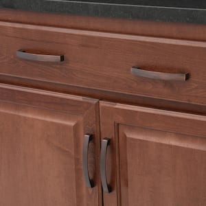 Boisbriand Collection 5 1/16 in. (128 mm) Brushed Oil-Rubbed Bronze Transitional Cabinet Arch Pull