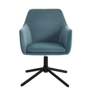 Heston Charleston Blue Upholstered Accent Chair