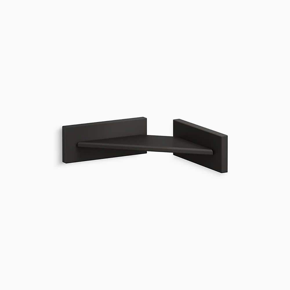 KOHLER Square Foot Rest in Matte Black