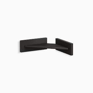 Square Foot Rest in Matte Black