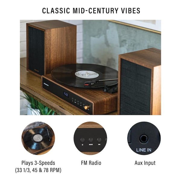 Crosley Alto Shelf System in Walnut CR7019A-WA - The Home Depot