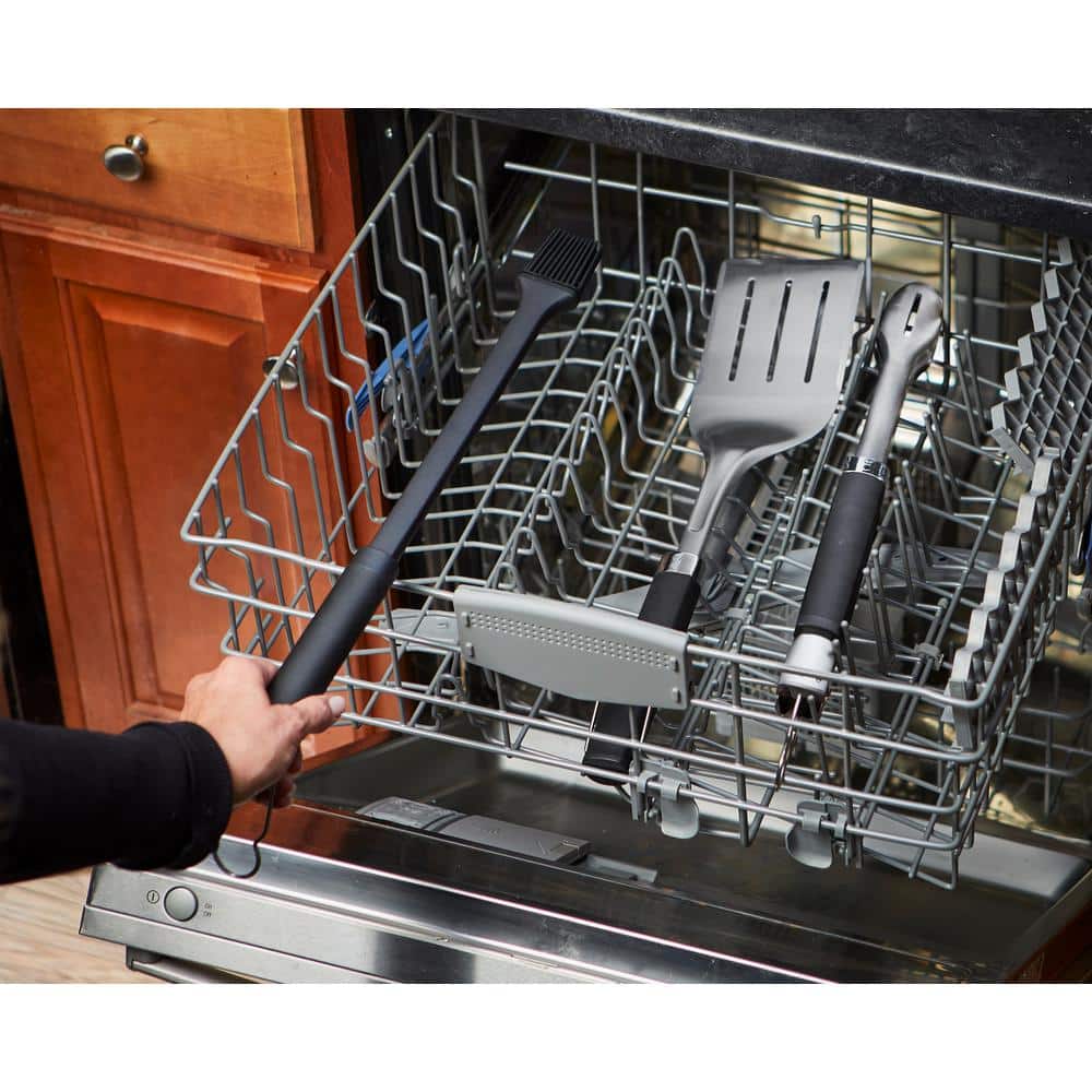 Weber Precision 3-Piece Stainless Steel Grill Tool Set