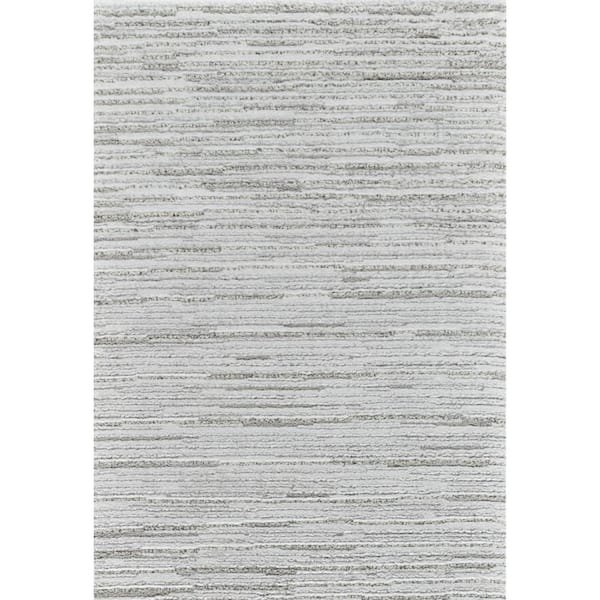 Casa Grey Modern 4 ft. x 6 ft. Abstract Indoor Area Rug
