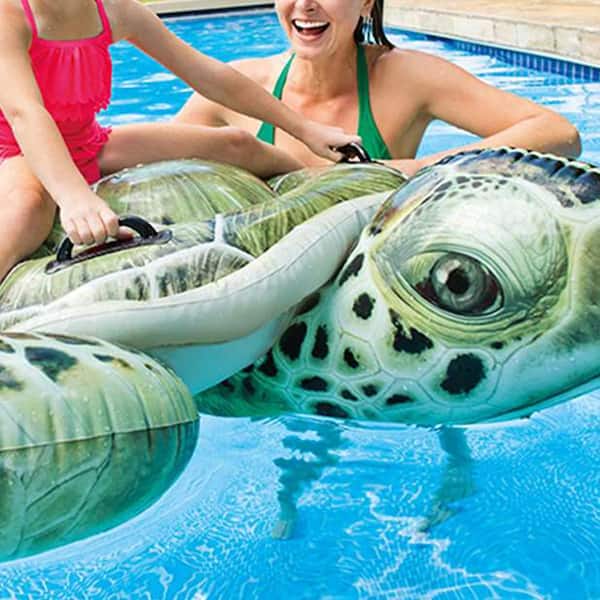 Summer Fun Sea Turtle Ride on Swimming Pool Inflatable Kids Fun Float Brand New 