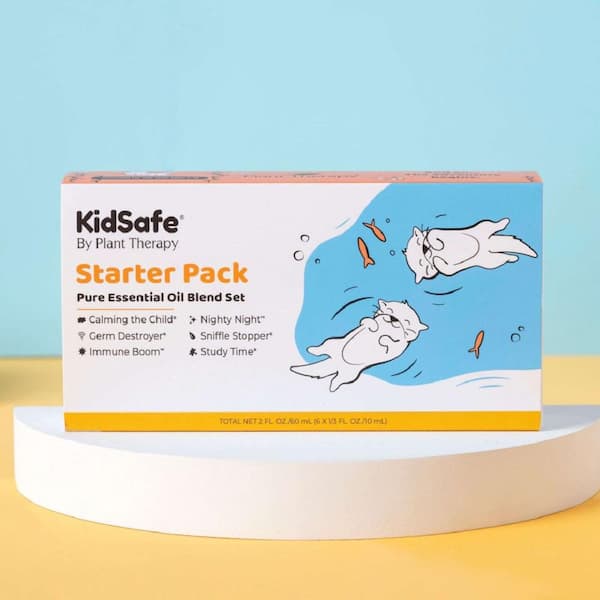 Plant Therapy 10 mL Essential Oil Blends (Set of 6), KidSafe Starter (3 Pack)