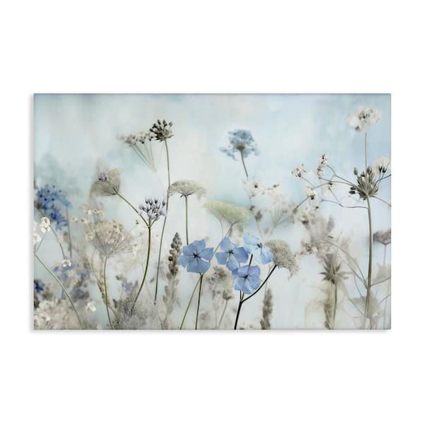 Stupell Industries Blooming Subtle Wildflowers by Irene Weisz Unframed Nature Graphic Art Print 20 in. x 30 in.