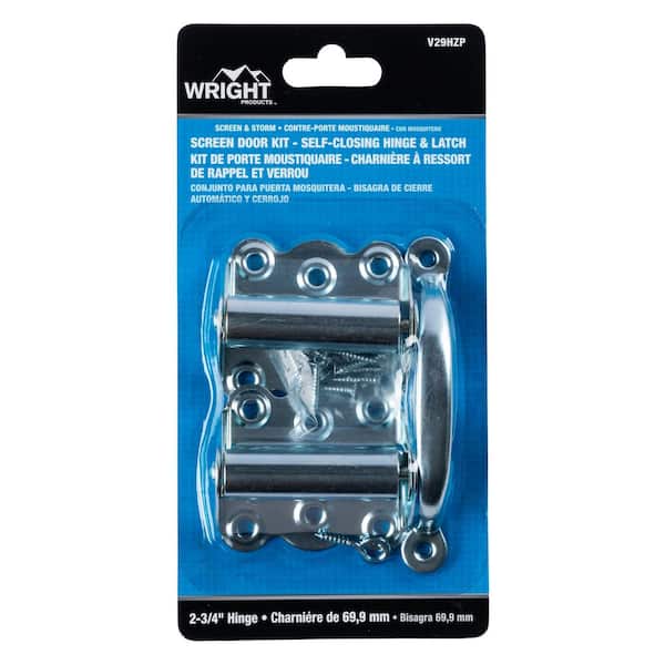 Wright Products Screen and Storm Door Set in Zinc Plated V29HZP