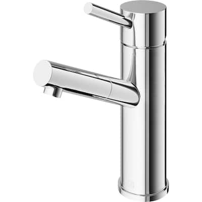 Noma Single-Handle Single Hole Bathroom Faucet in Chrome