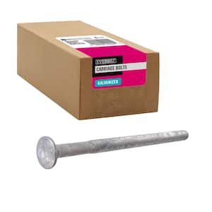 1/2 in.-13 x 8 in. Galvanized Carriage Bolt (25-Pack)