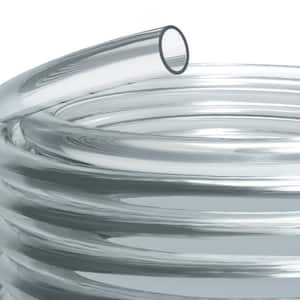 3/8 in. I.D. x 1/2 in. O.D. x 100 ft. Multi-Use Clear Flexible Vinyl Tubing for Fountains, Aquariums, AC and More