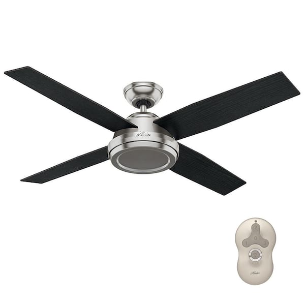 Hunter Dempsey 52 in. Indoor Brushed Nickel Ceiling Fan