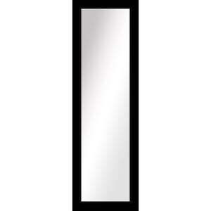Large Rectangle Black Art Deco Mirror (53.5 in. H x 17.5 in. W)